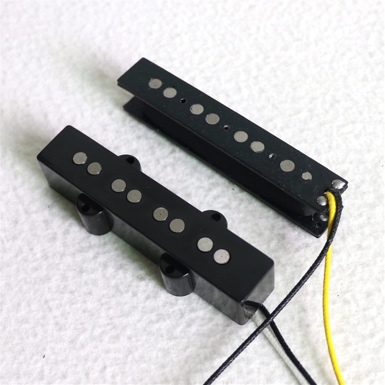 Electric Guitar Kit Alnico 5 Fiber Bobbin Guitar Pickups for 4 String Jazz Bass Guitar Guitar humbucker Pickup