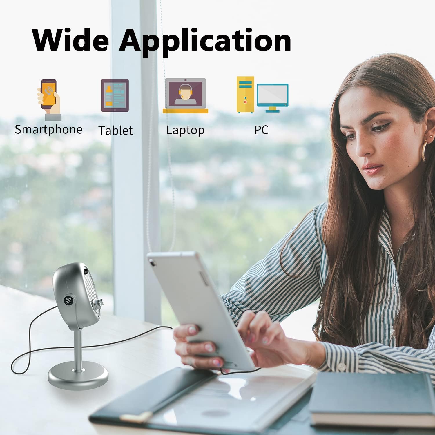 Saramonic XMIC Z4 USB Condenser Microphone with Pop Filter & Thread Adapter for PC, Mac, Gaming, Recording, Streaming, Podcasting, Studio Computer Mic with Noise Cancelling, 2 Pickup Patterns