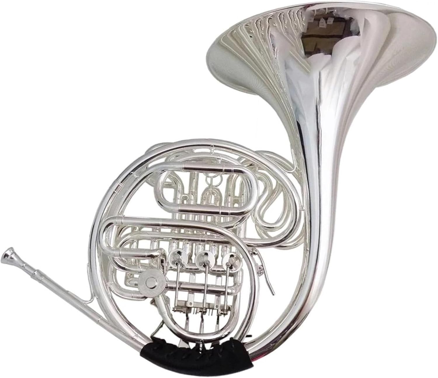 Brass French Horn F/Bb French Horn Musical Instruments Double Horn Silver Plated With Case Mouthpiece