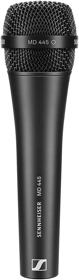 Sennheiser Pro Audio Vocal Dynamic Microphone (MD 445),Black