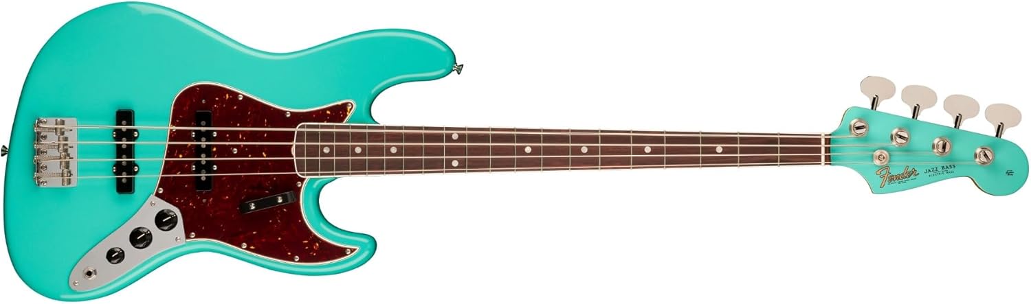 Fender American Vintage II 1966 Jazz Bass, Sea Foam Green, Rosewood Fingerboard