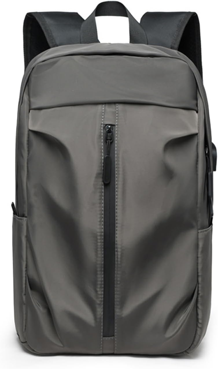 Backpack for Men Waterproof Anti-Counterfeiting Business Backpack for Men Outdoor Daypack Walking Book Bag(Gray)