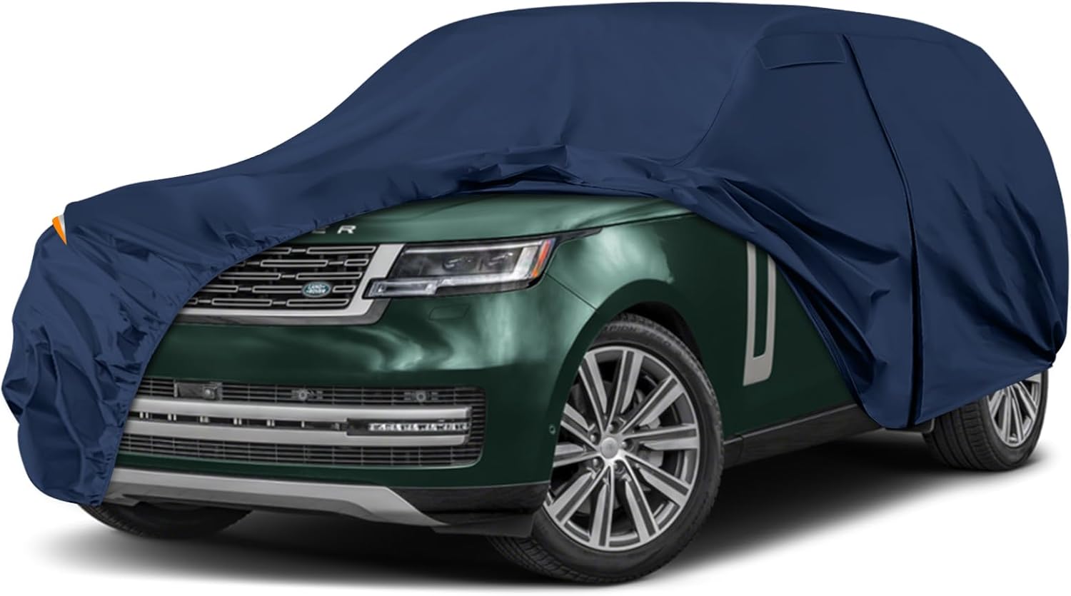 Waterproof Premium Car Covers Replace for 2014-2026 Land Rover Range Rover LWB, 10 Layers Heavy Duty All Weather Car Cover with Zipper Door, Windproof Bands for Snow Rain Dust Protection