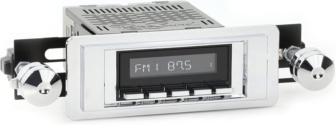 RetroRadio Compatible with 1957-59 Studebaker Silver Hawk Features Include Bluetooth, AUX, AM/FM LABC-M1-102-02-72S