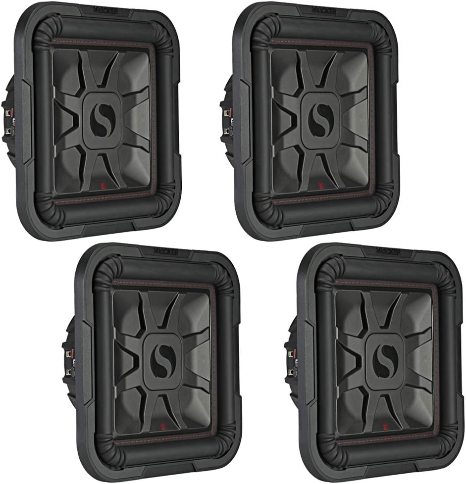 KICKER 4 46L7T124 Car Audio L7T Shallow Mount 12