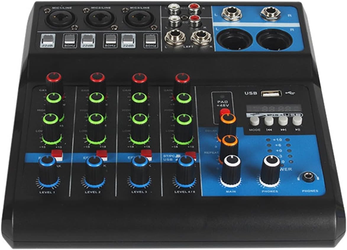 Audio Mixer, Computer Recording Sound Card Mixer Mixer Professional Professional Equipment Interface Processor Audio Quality