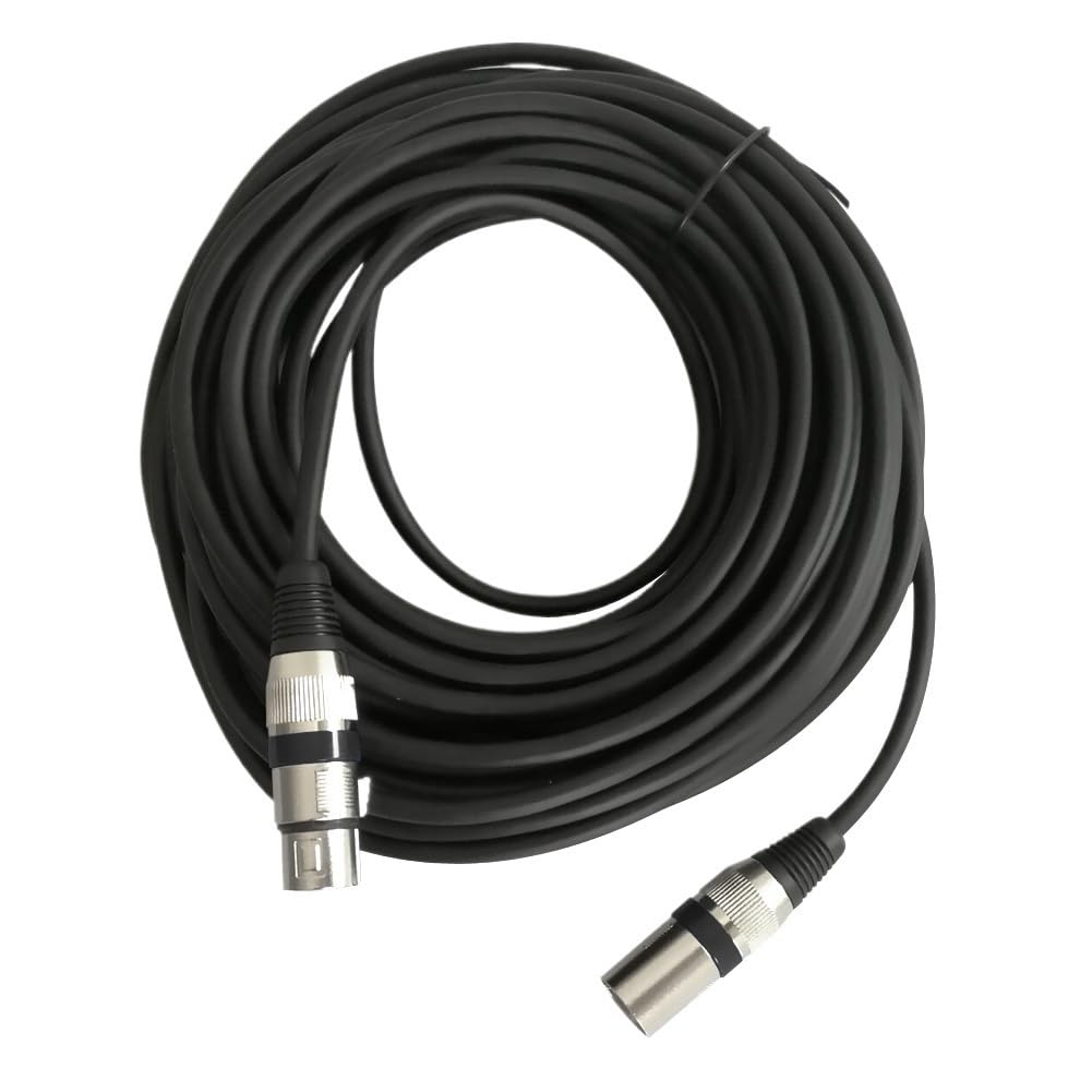 3 Pin XLR Microphone Cable Male to Female Audio Cable Shielded Cable Extension Cord for Microphone Mixer 3/*m/5m/10m/15m/20m(15M)