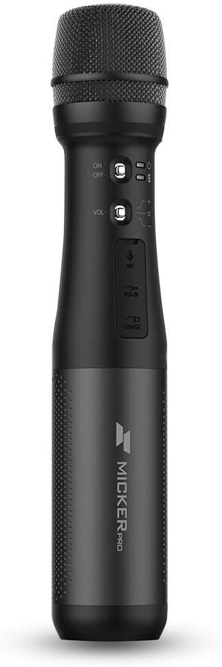 An-Micker-Pro Wireless Microphone, All-in-One Mini Microphone XLR Mic & Speaker – Audio with Wireless Technology – Recording Studio Equipment, Mic for Streaming
