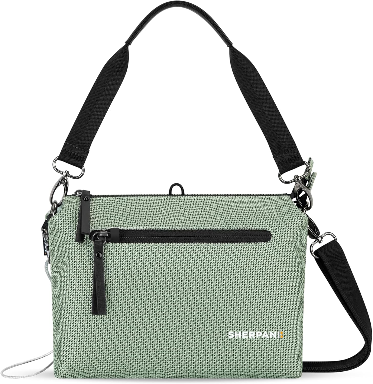 Sherpani Mei, Small Anti Theft Crossbody Purse, Lightweight Cross Body Bag, Handbags, Fashion Trio Bag for Women with Metal Hardware, Travel Gift for Women
