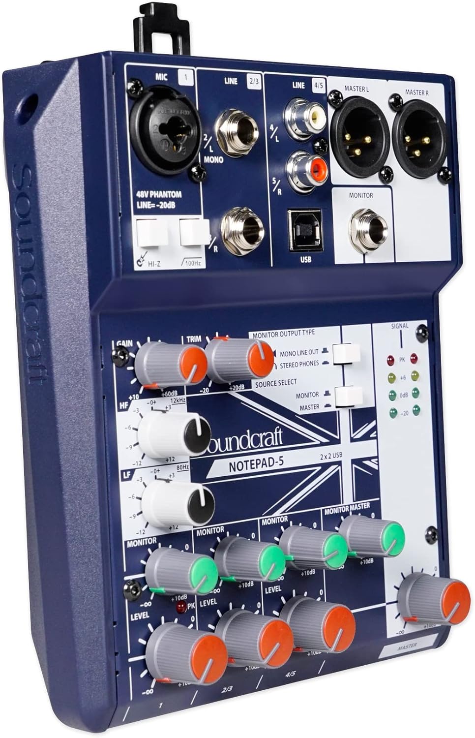 Audiosavings Bundle (1) PRESONUS HD9/HP4 Pack with HP4 Headphone Amplifier+ (4) HD9 Studio Headphones Bundle with (1) Soundcraft Notepad-5 Channel Podcast Mixer Podcasting Interface (Items 2)