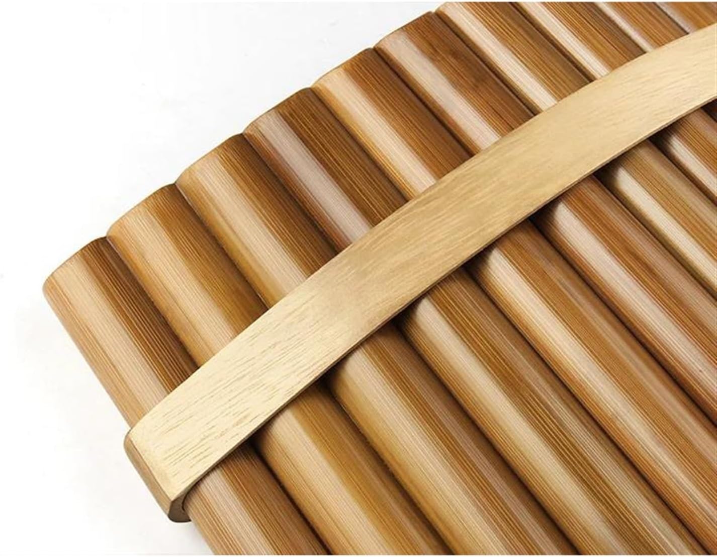 pan flute for beginners Professional Pan Flute 22 Pipes Handmade Music Instruments Woodwind Pan Flute (Color : 22C Left hand)