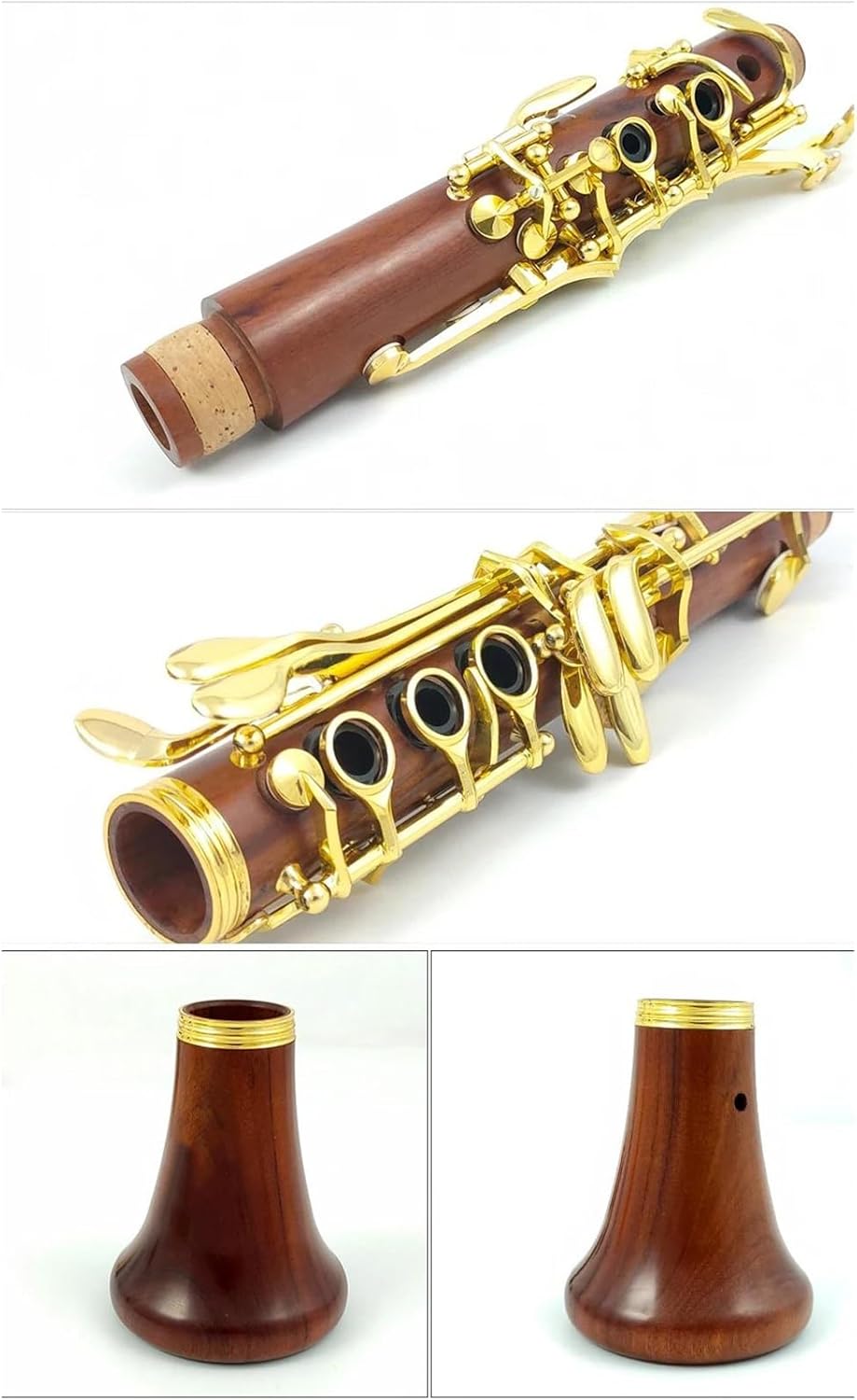 Clarinet Musical Instruments Clarinet C Key Rosewood Clarinet Gold Plated Keys Perfect For Orchestra And Solo