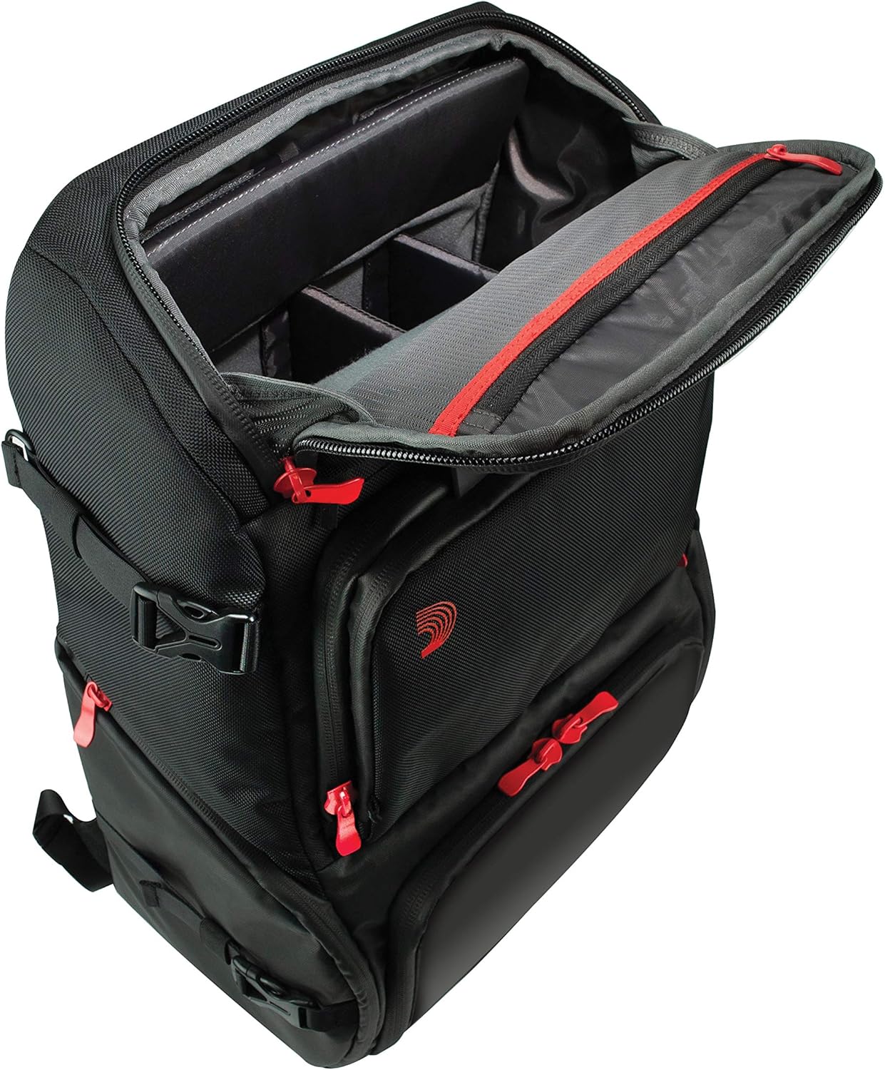 D'Addario Backline Gear Transport Backpack - Gear Bag for Musicians - Gig Bags - Mic Stand Gig Bag - DJ Bags for Cables - DJ Gear