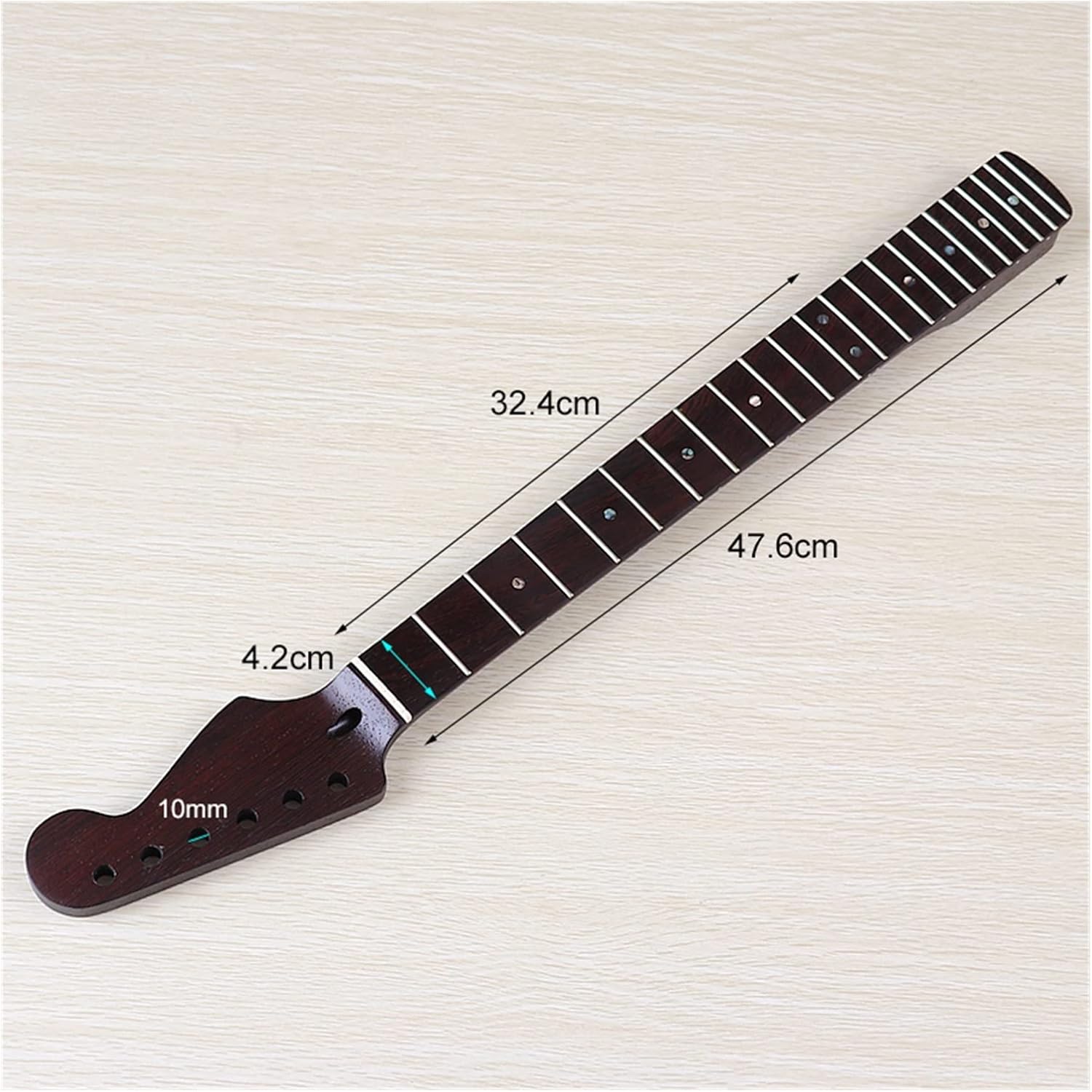 Electric Guitar Neck 6 String 22 Fret Chicken Wing Wooden Handle for ST Electric Guitar Guitar ​Neck Replacement