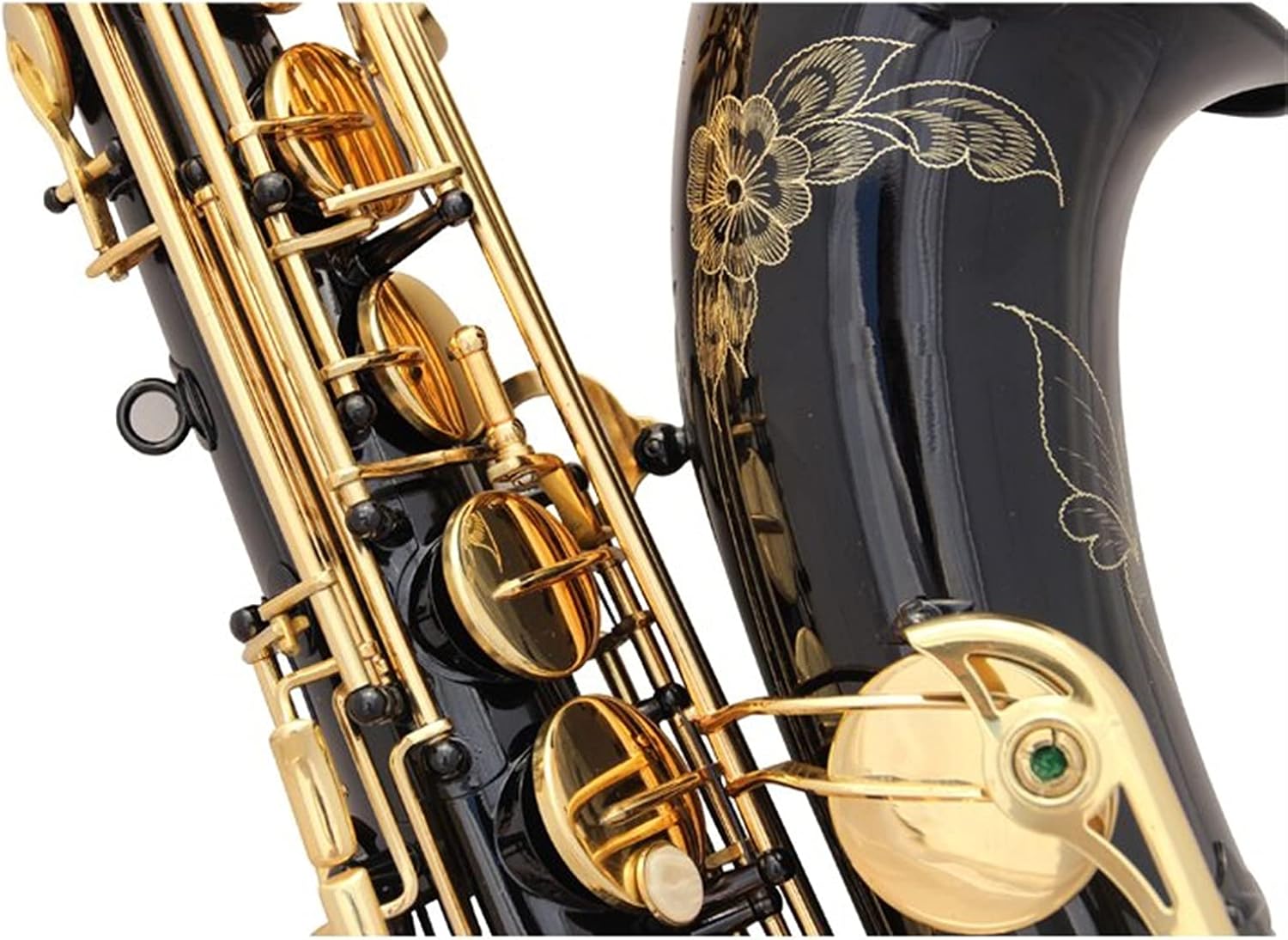 Sax Beginners Kit Alto Saxophone Black Gold Key Professional Super Play Sax Mouthpiece with Bag Wind Instrument