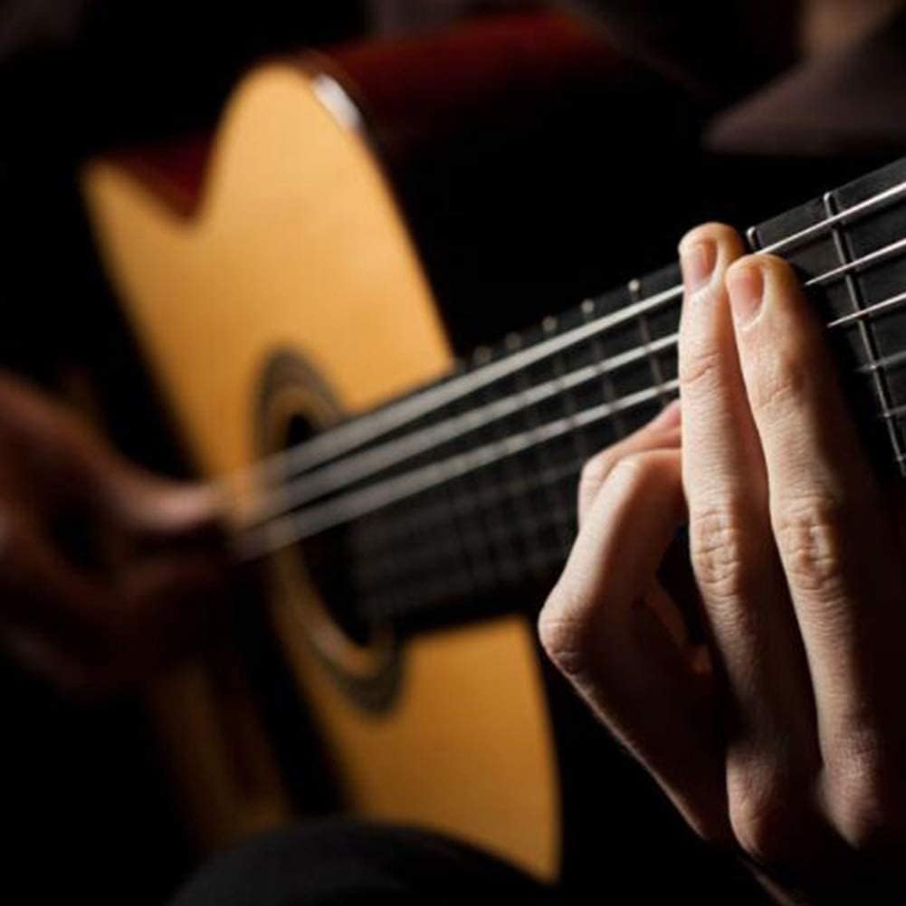 Full Size Guitar Acoustic Guitar Classical Guitar Beginner Fingerstyle 38 Inches Folk Musical Instrument Youth Exercises with Backpack Beginner Acoustic Guitar Starter Package Student G (Yellow Long)