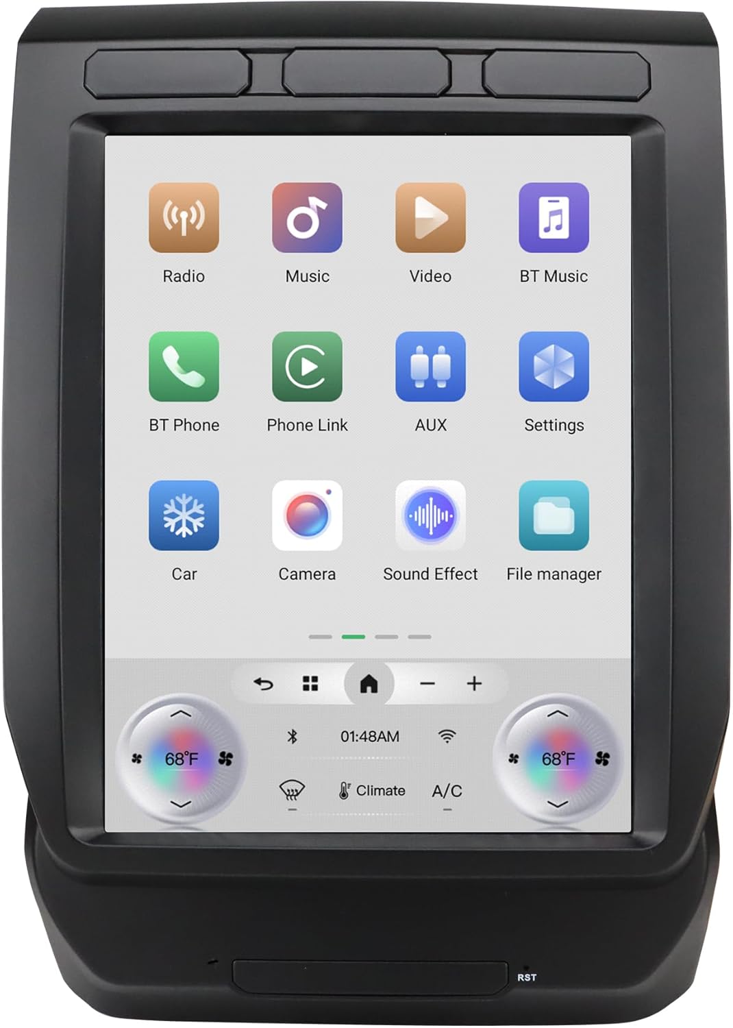 Car Stereo for Ford F150 2015-2020,F250/F350/F450 2017-2020 Android 9.0 Car Radio Head Unit 3+32G T-Style Head Unit with Wireless Carplay & Android Auto AM/FM Radio Bluetooth