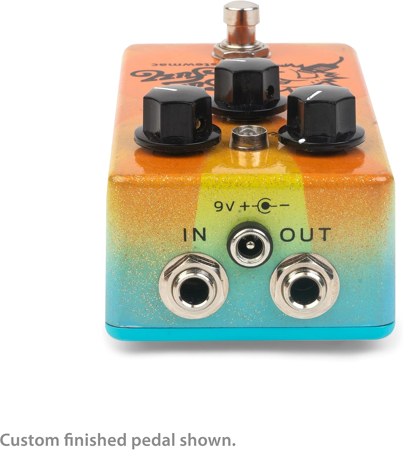 StewMac Sun Fuzz DIY Electric Guitar Pedal Kit, With Bare Enclosure, Inspired By Analogman Sun Face (12252)