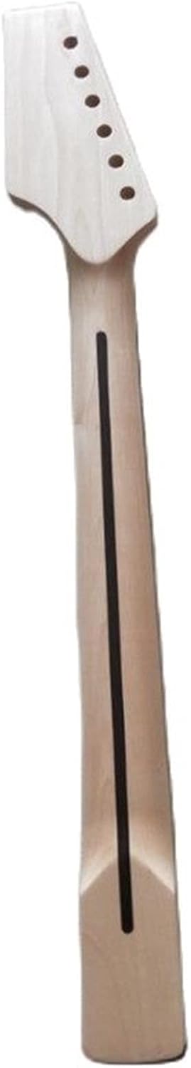 TSTS Paddle Head Electric Guitar Neck 6 String Guitar Neck Maple Wood 22 Frets Matte Finish Neck Guitar ​Neck Replacement