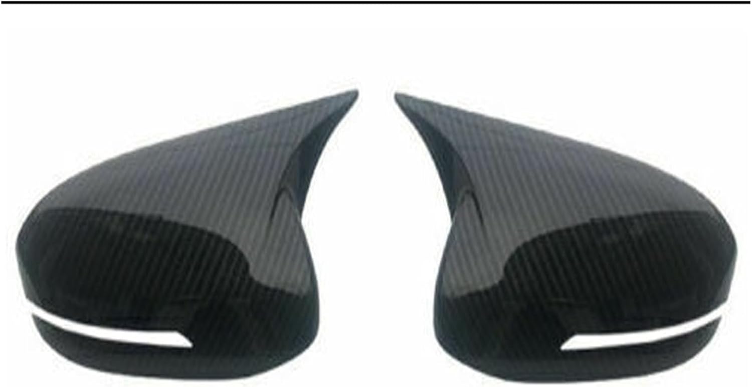 Side Mirror Cover Fit for Kia K5 Optima 2011-2020 Car Body Side Door Rearview Mirror Cover Sticker Trim ABS Carbon Fiber Pattern Black Automotive Parts(2011 to 2015 Carbon)