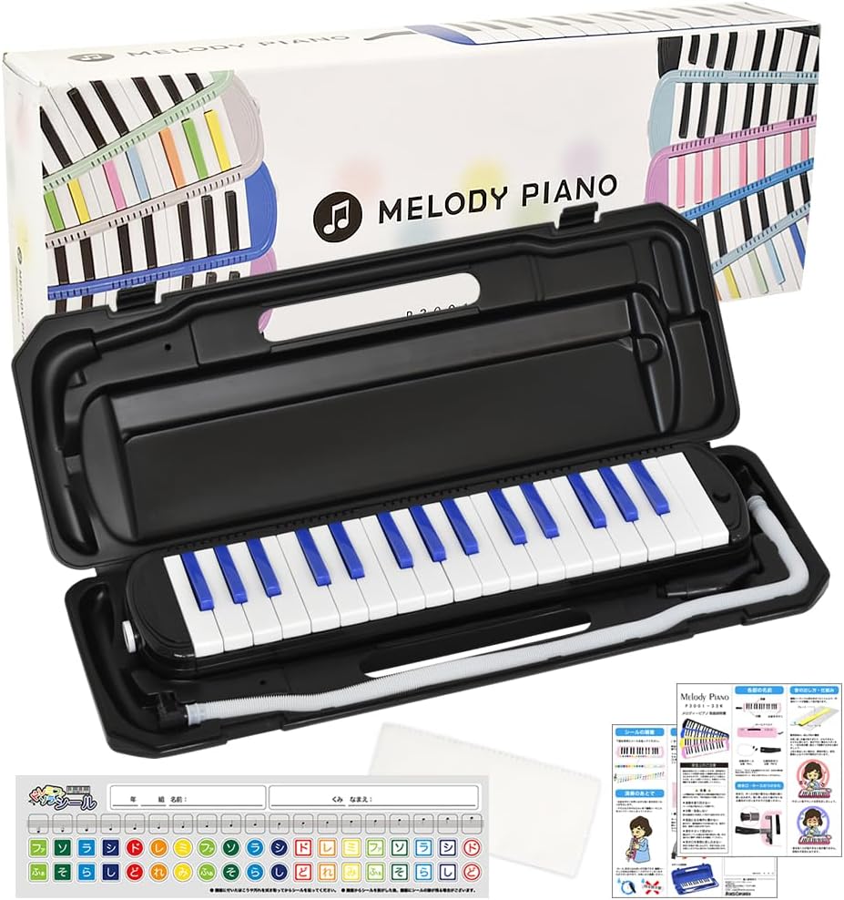 KC Melodica(Keyboard instrument) P3001-32K (Black/Blue)