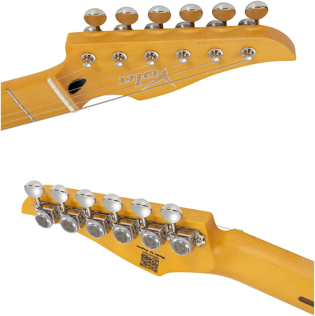 Vola Electric Guitar OZ RV MC LH Vintage Ivory Gloss Handmade in Japan MIJ Gotoh Bridge Gotoh Locking Tuner 6 Strings Modern C Neck For All Levels