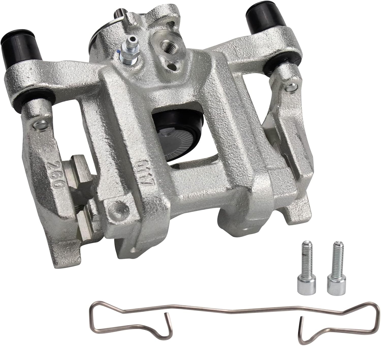 TRQ Rear Left Brake Caliper w/Bracket Drivers Side Compatible with 2016-2019 Honda Civic