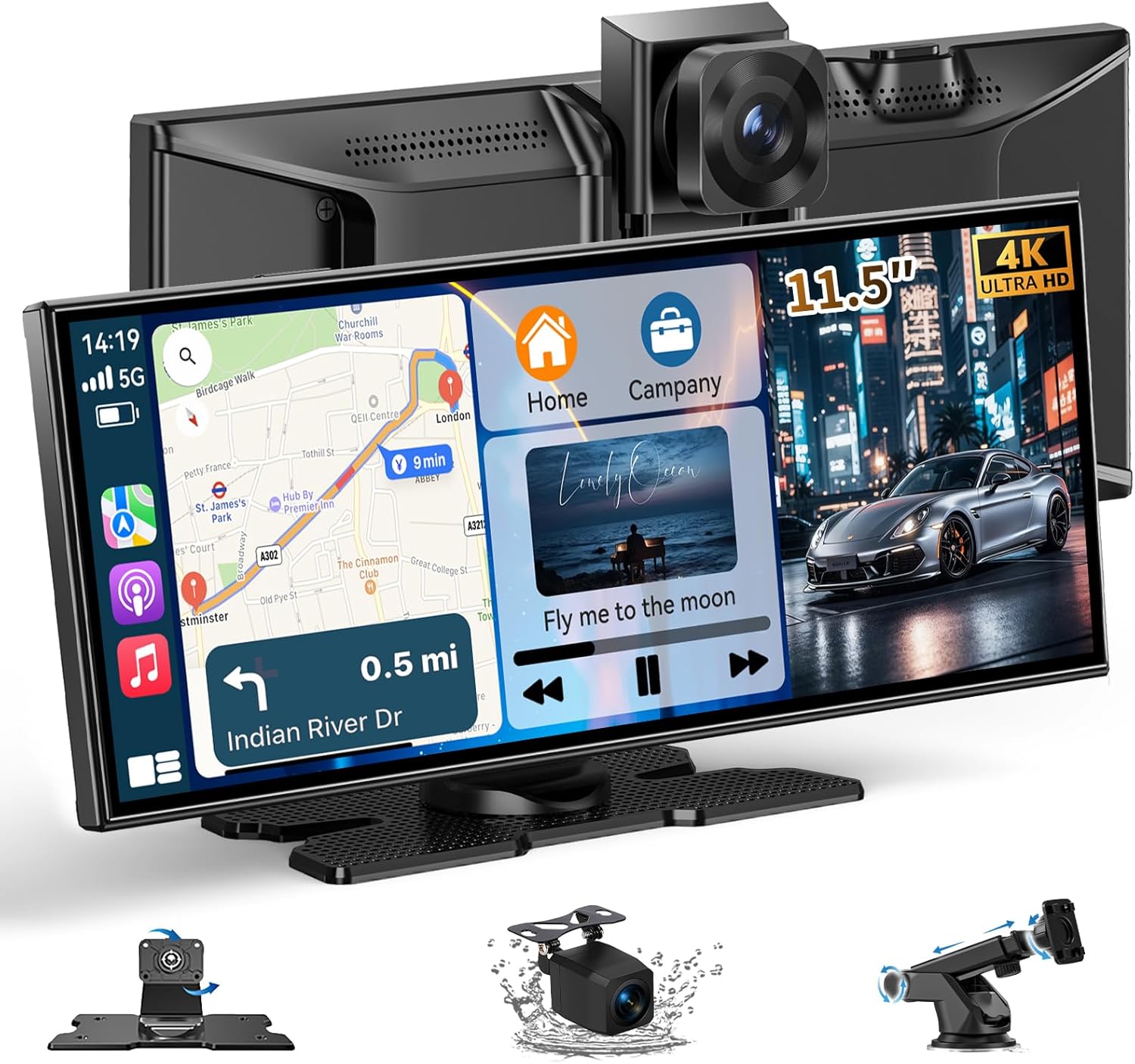 Carplay Screen for Car, Largest 11.5