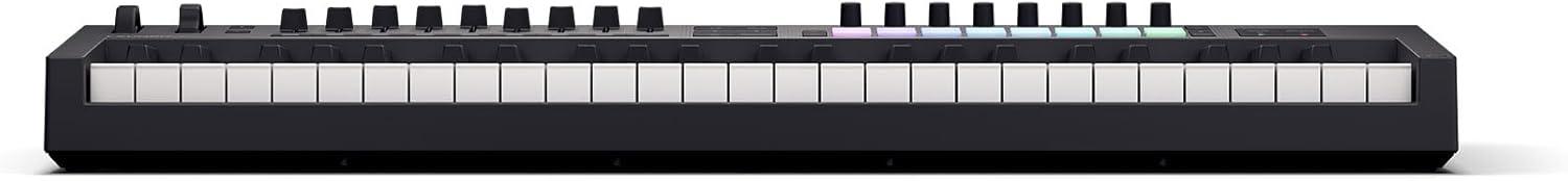 Audiosavings Bundle: Novation LAUNCHKEY 49 MK4 49-Key USB MIDI Ableton Live Keyboard Controller Bundle with Rockville Z50 Z-Style Pro Keyboard Stand+Travel Bag - Adjustable Height + Width (2 Items)