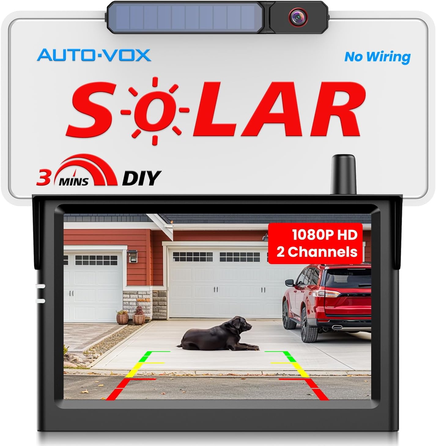 AUTO-VOX Solar Wireless Backup Camera:5