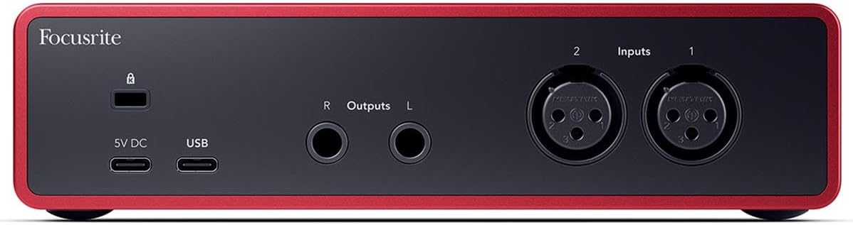 Scarlett 2i2 4th Gen, 2-in, 2-out USB Audio Interface with 2 XLR Cables