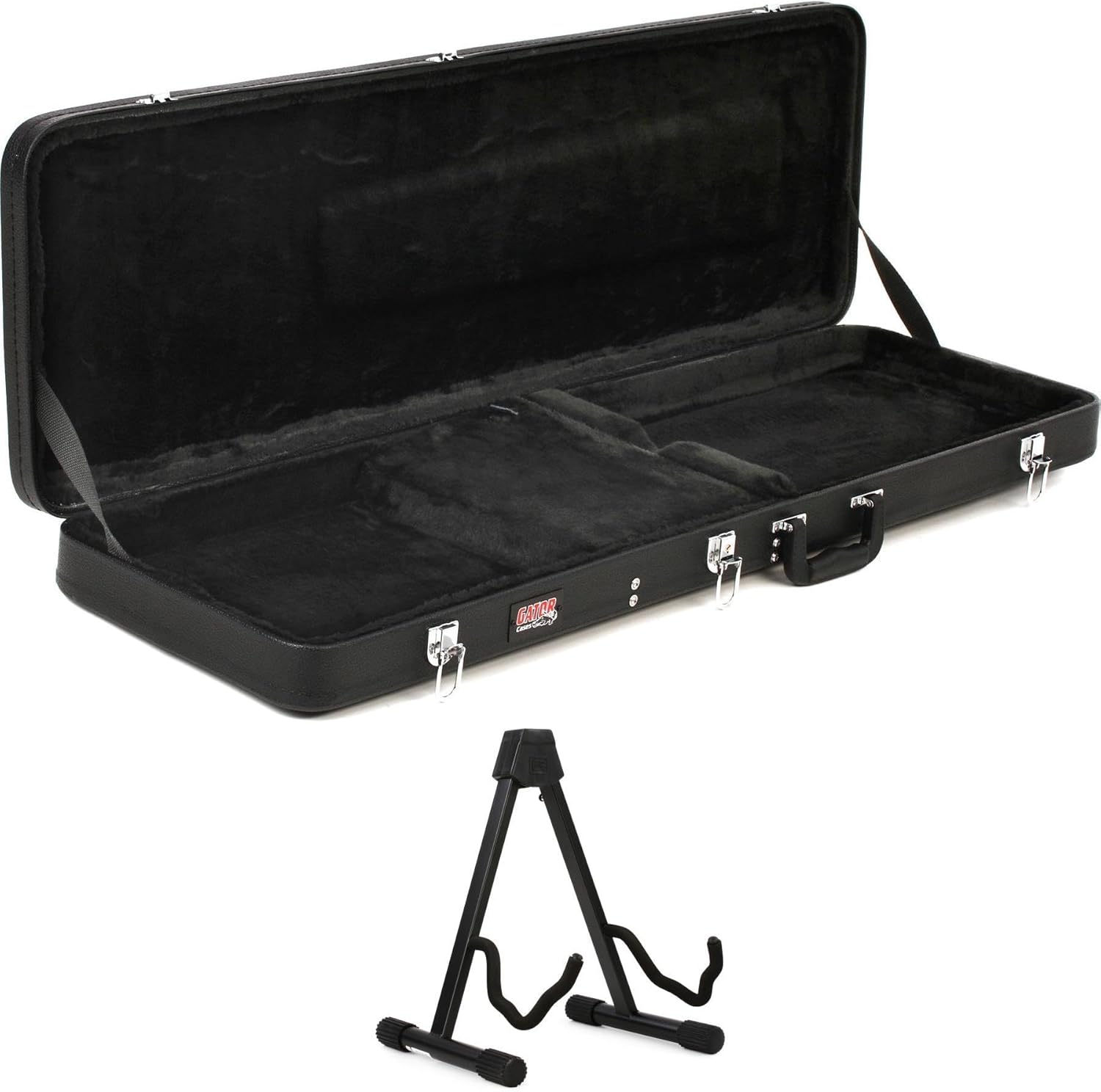 Gator Economy Wood Case with Guitar Stand - Solidbody Electric Guitar