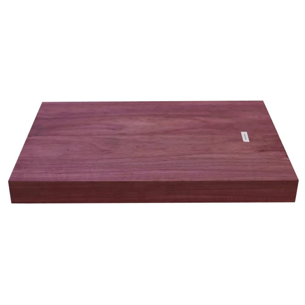 Exotic Wood Zone | Purpleheart Electric/Bass Semi Explorer Musical Guitar Body Blanks | Luither Tonewood Suppliers | 24