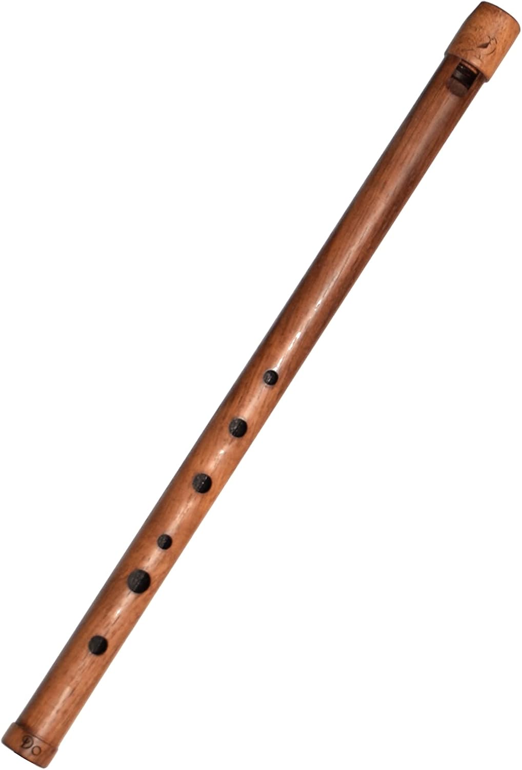 Key of C Wooden Whistle PC-03 Hand Carved Flute Folk Wind Music Instrument Irish longitudinal flute Handmade Woodwind Brown rosewood