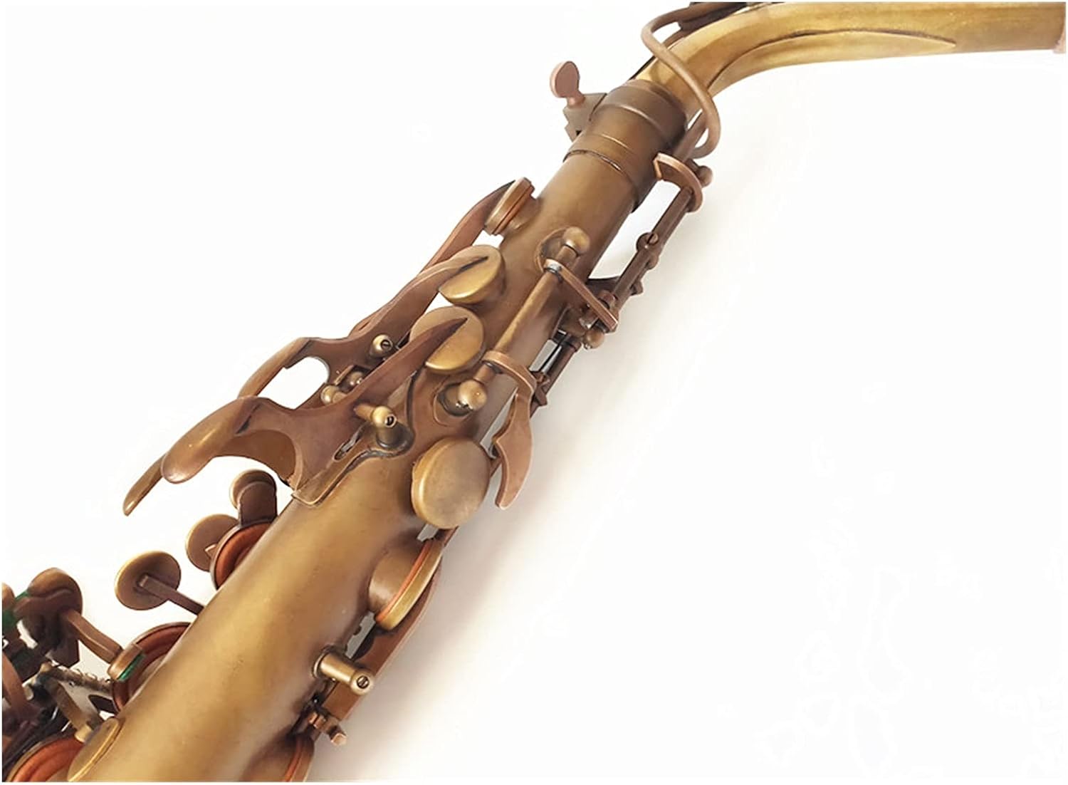 Sax Beginners Kit Unique Retro Alto Saxophone Brass Antique Copper EB Tune E Flat Musical Instrument Sax with Case Mouthpiece Wind Instrument