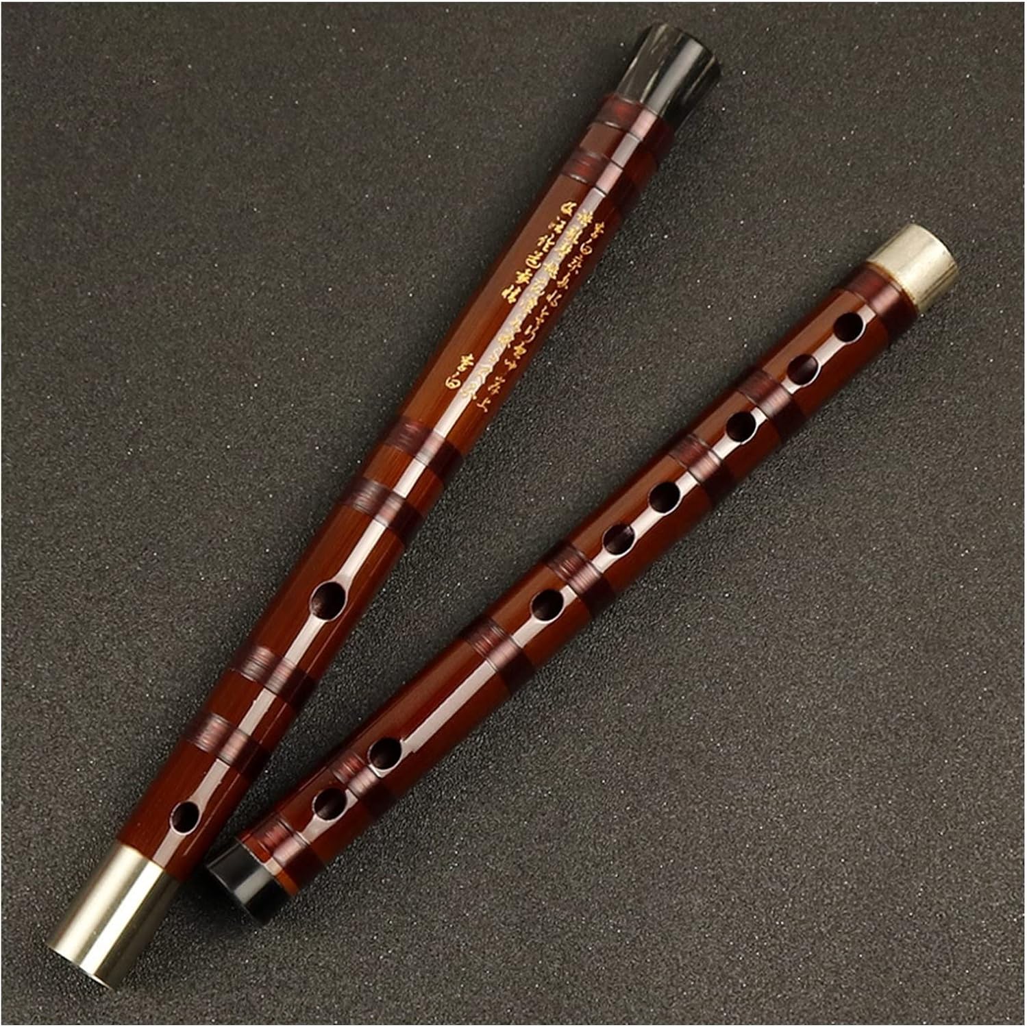 Chinese Bamboo Flute Professional 2-Section Bamboo Flute Playing Type Woodwind Horizontal Flute Beginner Bitter Bamboo Flute (Color : C)