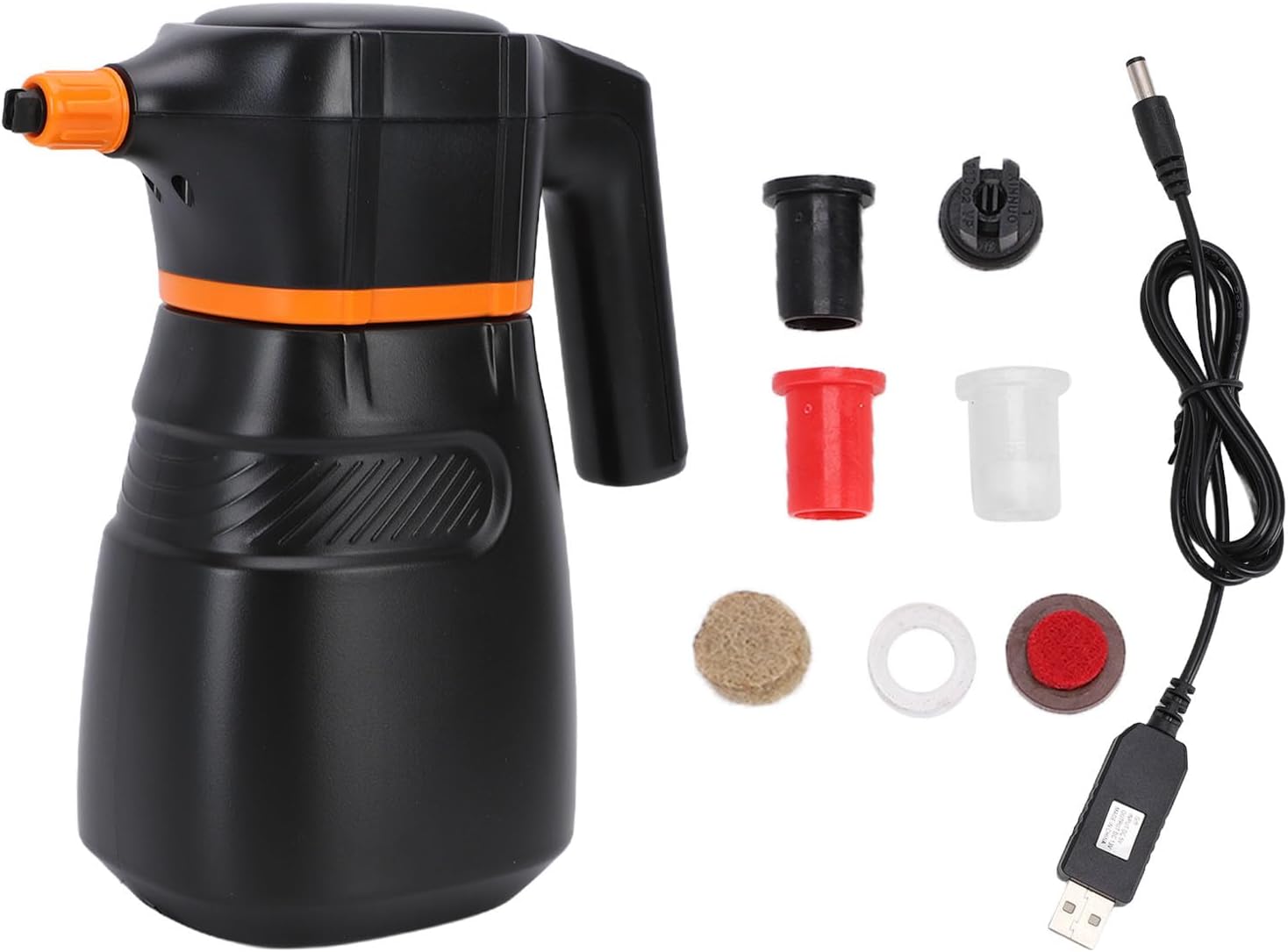 MAVIS LAVEN Electric Foam Sprayer, Rechargeable Foam Cannon 2L Large Capacity Car Wash Sprayer Lightweight & Compact for Kitchen Bathroom Vehicle Cleaning