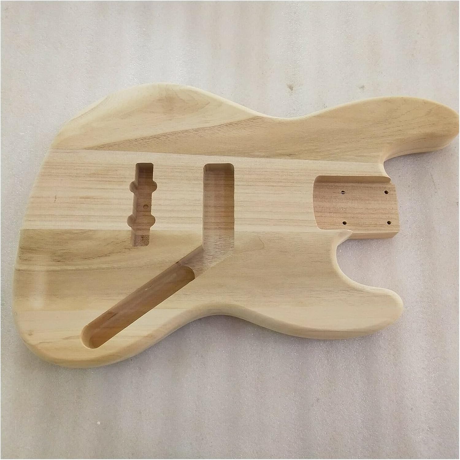 Unfinished Guitar Kit Paulownia Electric Bass Guitar Body Parts Replacment Handmade ​Guitar Body