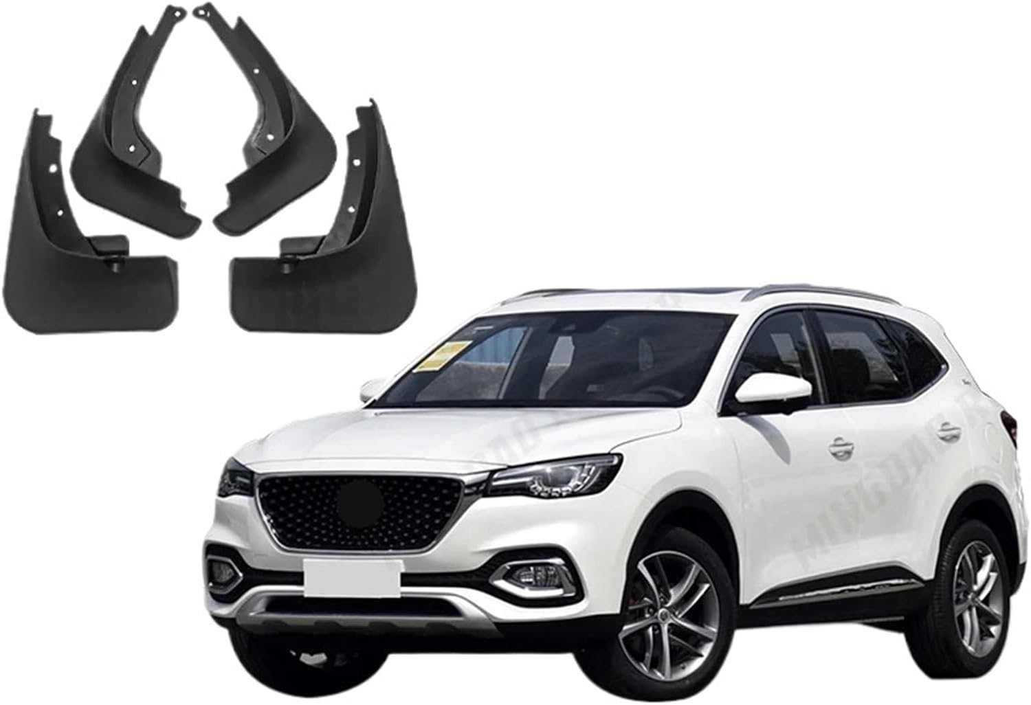 MudFlaps Compatible with MG EHS Plug-in Hybrid HS Mud Flaps Splash Guard Mudguards Front Rear Fender Auto Styline Car Accessories