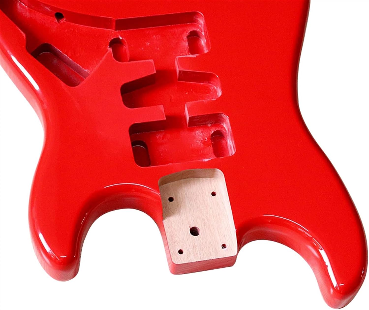 Poplar Wood Electric Guitar Body Guitar Accessories Good Guitar Barrel 5.7cm Pocket Width DIY Guitar Kit