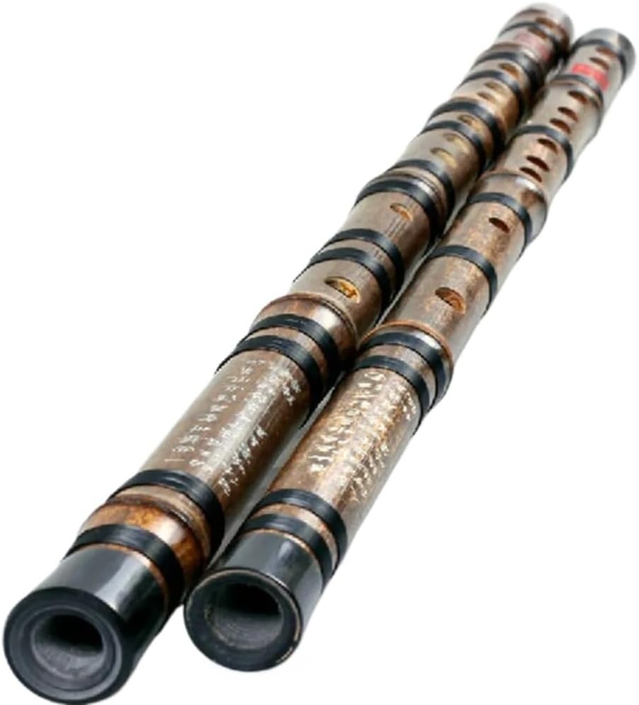 Chinese Bamboo Flute Musical Instrument – Natural Bamboo Transverse Design with C D E F G Key Options, Professional Breath Tone Construction for Traditional Music Performance, Studio Practice