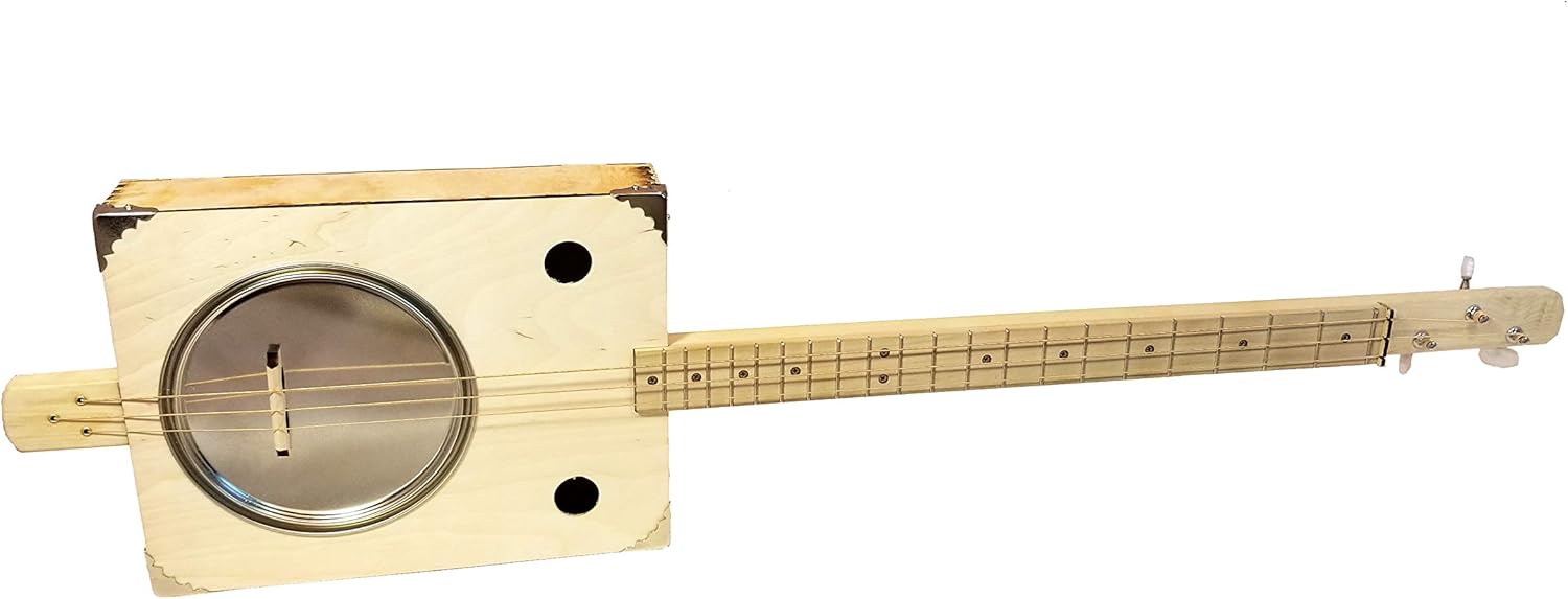 C. B. Gitty 'Tin Pan Alley' 3-String Paint Can Resonator Box Guitar DIY Kit