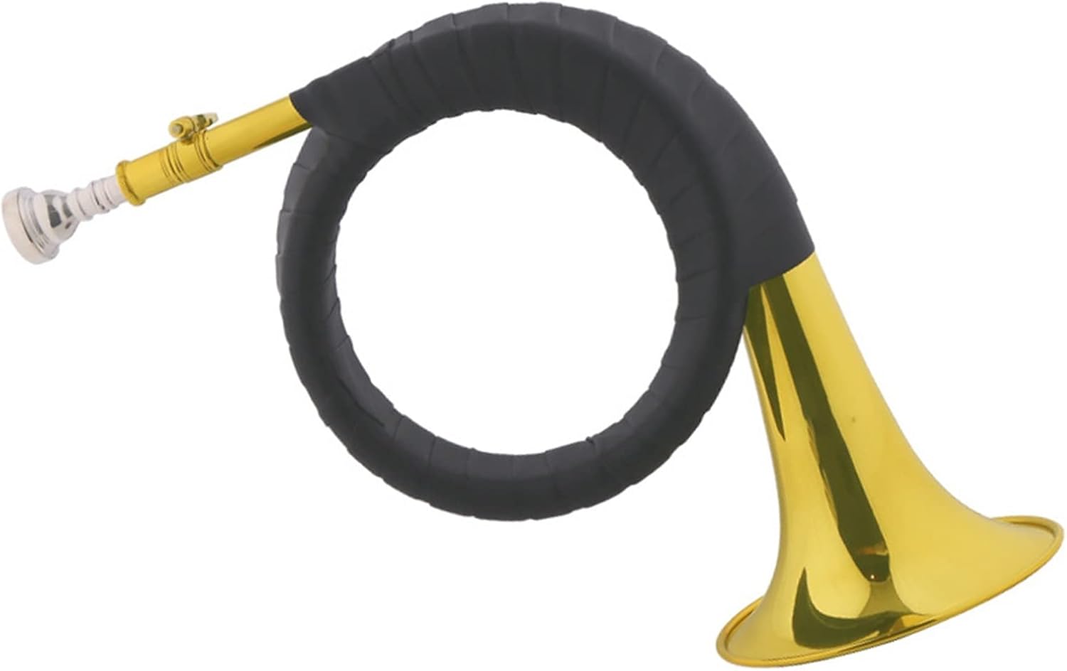 TSTS Elegant Design Beagle Horn B-Flat Mini Horn Beginner Student Wind Instrument Bugle Trumpet