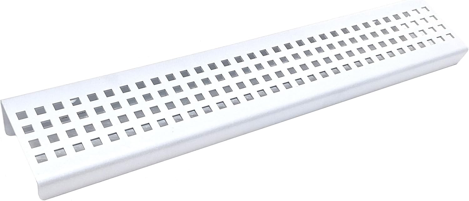 SereneDrains Stainless Steel Matte White Shower Shelf for Inside Shower Drill in Wall Mount Small Bathroom Shelf Decor Organizer Rack Caddy Floating (Matte White, 12 Inch)