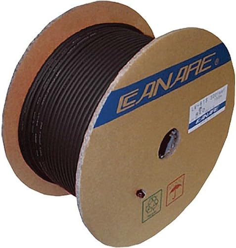 Star Quad Microphone Cable Black -656' Spool