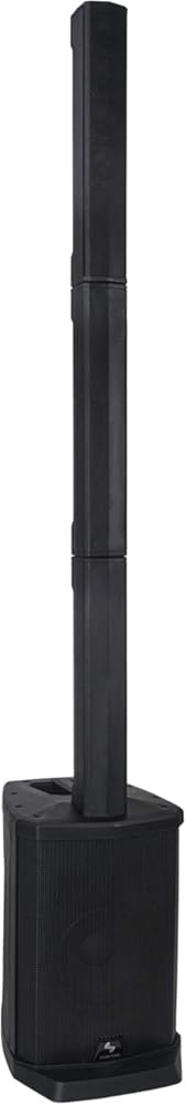 Sound Town Portable Line Array Column PA/DJ System with Sub Bass Module, TWS Bluetooth, Built-in 3-Channel Mixer, Carry Bag (CARPO-L1)