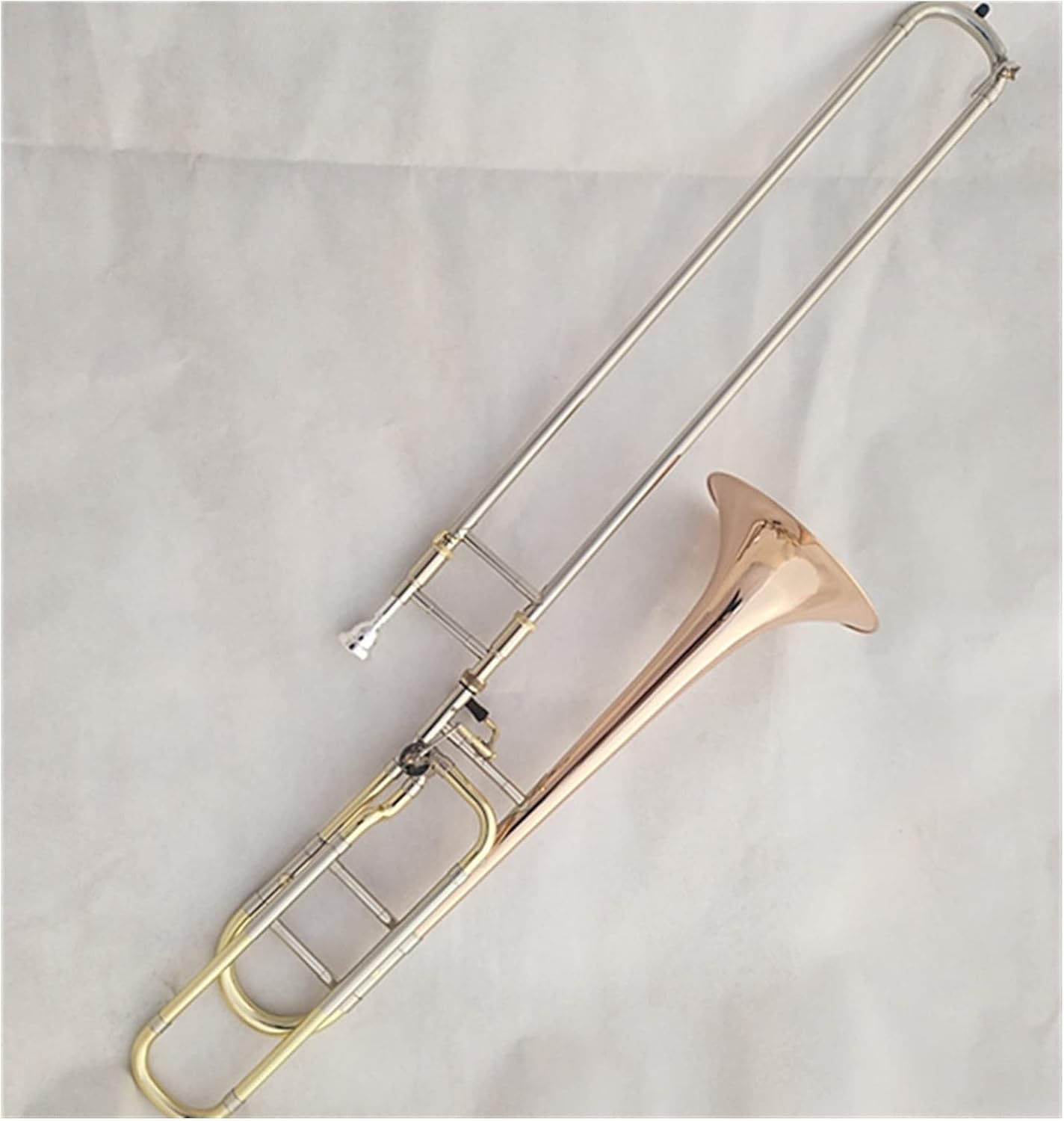 TSTS The Tenor Trombone with B/F Flat Phosphorous Copper Tone Shift is Suitable for Band Performance Beginner Trombone