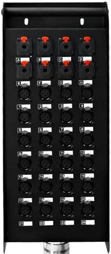 Seismic Audio - SAJT-24x8x100 - 24 Channel 100' XLR Snake Cable with 1/4