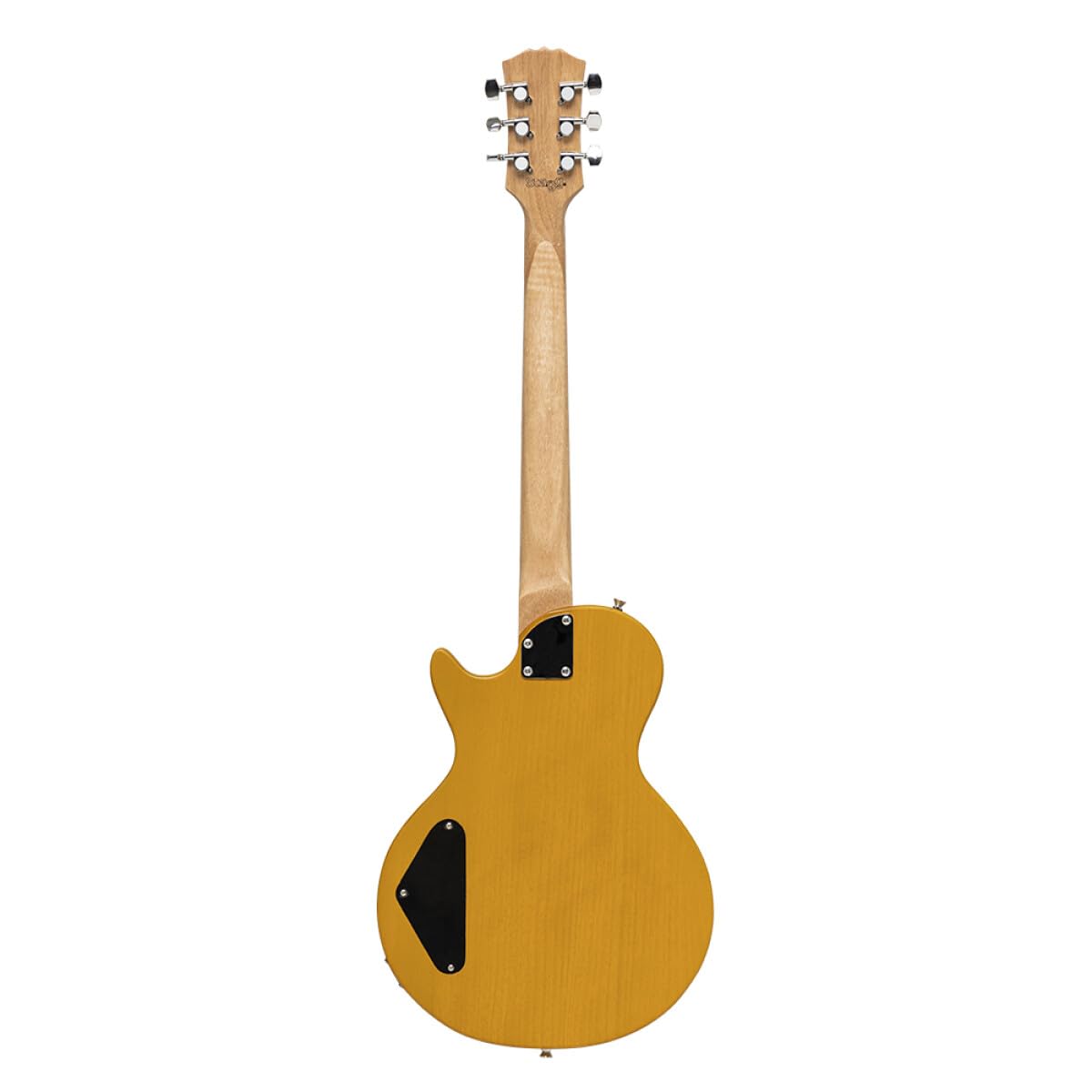 Stagg SEL-HB90 VYL Standard Series Electric Guitar l Solid Mahogany Body l Flat Top l Vintage Yellow Finish