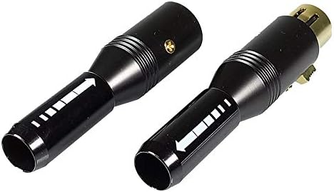 Davitu Electrical Equipments Supplies - 10 Sets 3 Pin XLR Connector XLR Male Plug+XLR Female Jack Socket Microphone Connector MIC Adapter Cable Termininal - (Color: Mixed Color)